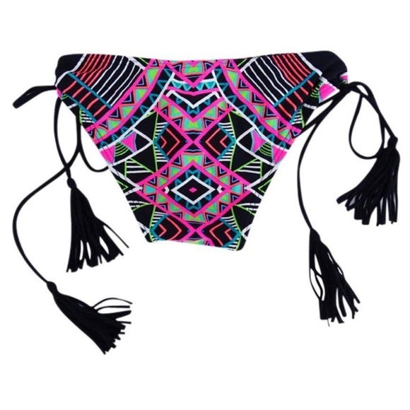 Coco Rave Womans Ryder Lace Up Cheeky Bikini Botto - Picture 3 of 3